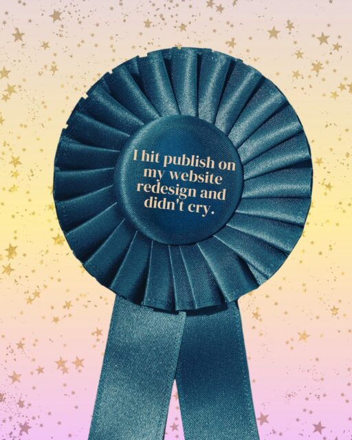 Finished the thing you've been avoiding for three weeks?
You earned this one. Drop a 👏  if you deserve this ribbon today too.